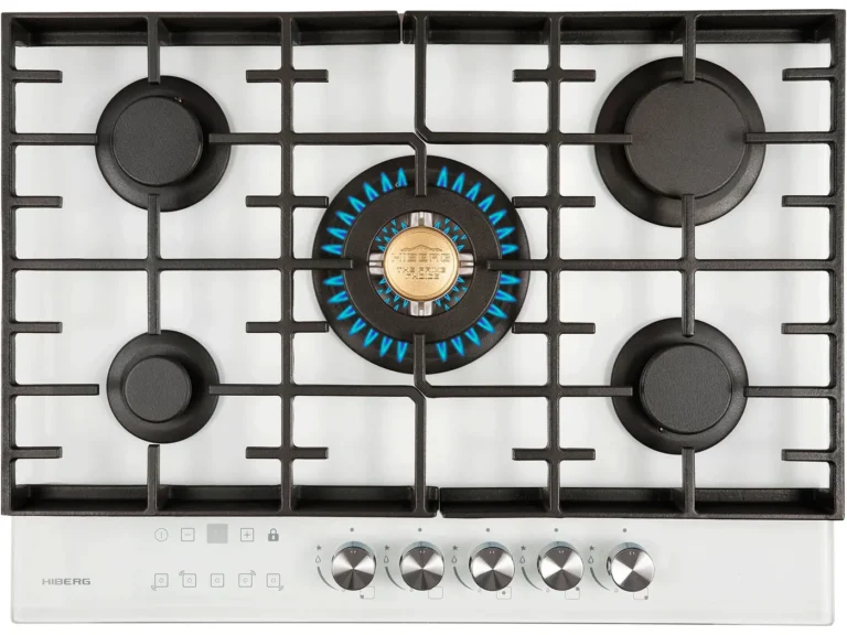 Газовая варочная поверхность Hiberg VM 7155 W 1