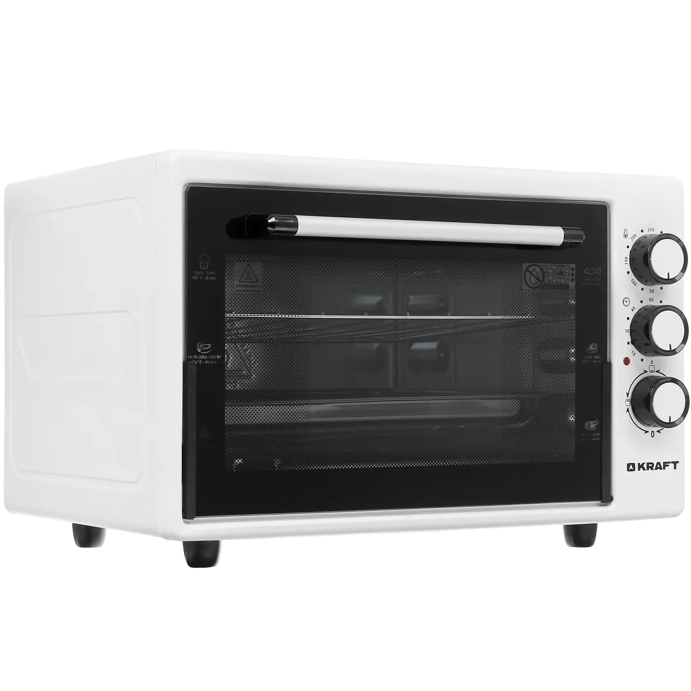 Мини-печь KRAFT KF-MO 3200 W, белый 1 Мини-печь KRAFT KF-MO 3200 W, белый 1