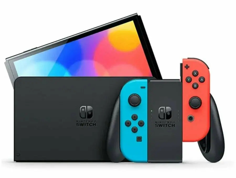 Игровая приставка Nintendo Switch OLED NEON