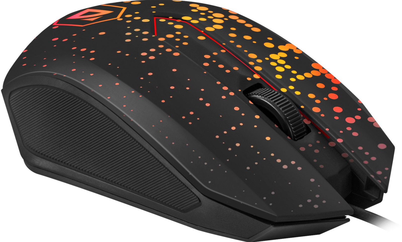 Мышь DEFENDER "Event" MB-754 проводная оптическая с покрытием Soft Rubber Skin и подсветкой черный