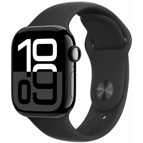 Смарт-часы Apple Watch Series 10 46mm Aluminium Case, Sport Band (Черный) M/L 1