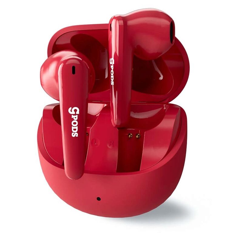 Наушники беспроводные с микрофоном игровые CGPods Allure красные 1