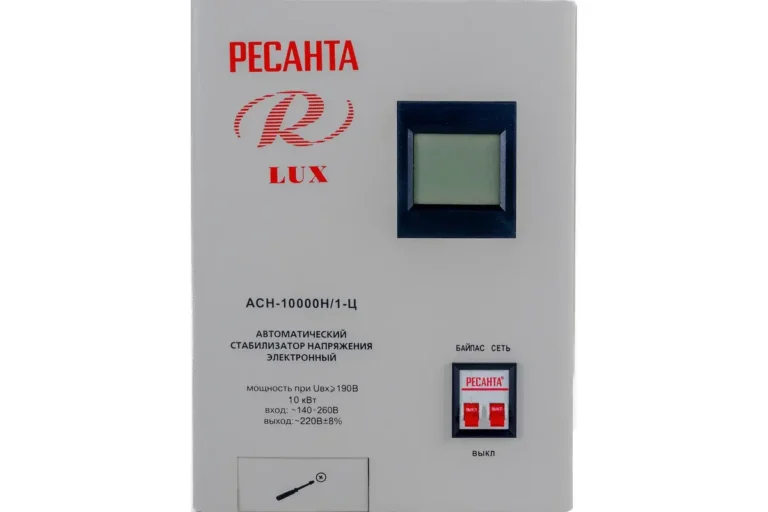 Стабилизатор напряжения Ресанта АСН-10000 Н/1-Ц Lux 1