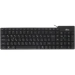 Клавиатура проводная Ritmix RKB-100 Black (RKB-100 BLK)