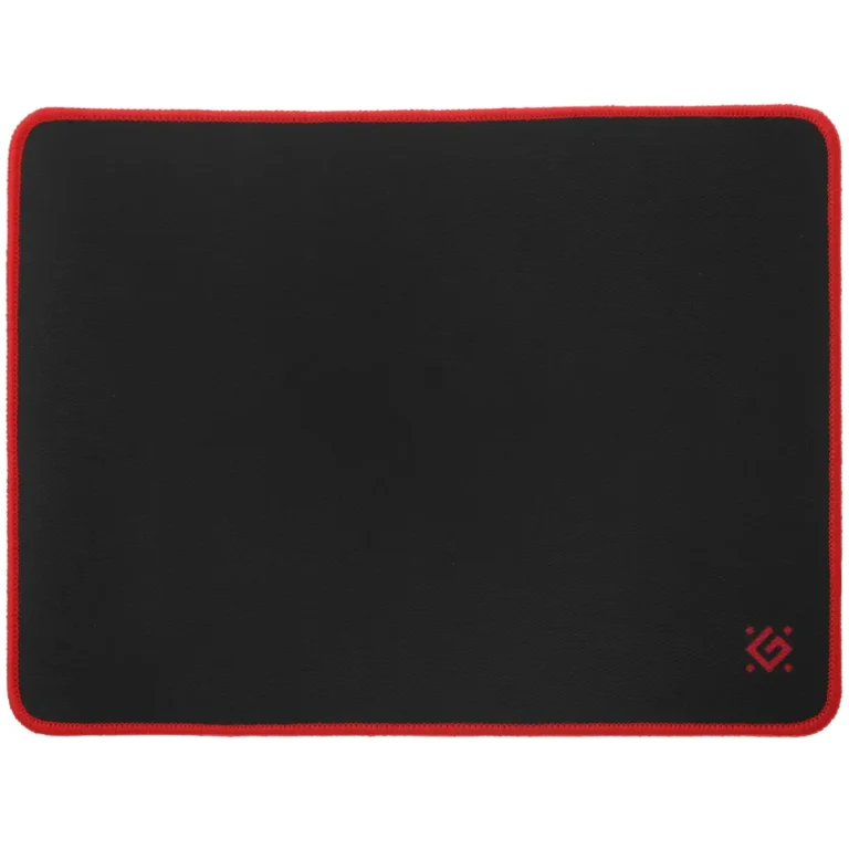 Коврик игровой Defender Black M 360x270x3 мм, ткань+резина 1