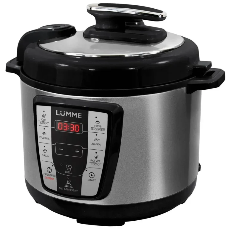 Мультиварка-скороварка LUMME LU-1450, серый металлик 1
