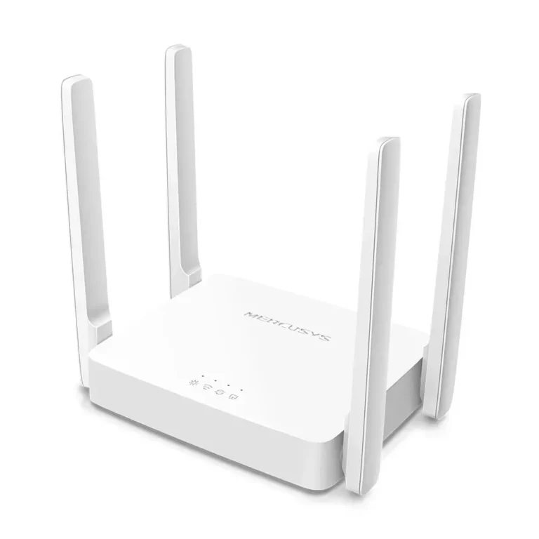 MERCUSYS AC10,AC1200 dual band wireless router, 300Mbpst at 2.4G and 867Mbps at 5G, 1 10/100Mbps WAN port + 2 10/100Mbps LAN ports, 4 external 5dBi an 1