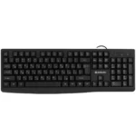 Клавиатура DEFENDER Navigator HB-138 RU, черн,104 кнопки+FN,1.8м (45138)