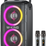 Портативная колонка W-King T9 II (Two mic) (черный)
