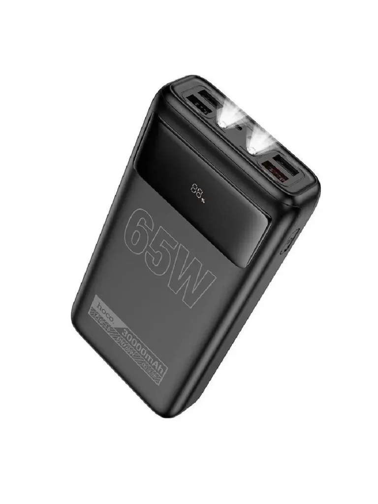 Power Bank Hoco DB81 Edge PD65W fully compatible power bank(30000mAh) black 1