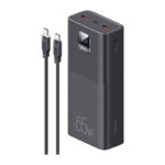 Power Bank USAMS AT PB68 65W QC3.0+PD FastCharg+Display+Type-C/Type-C cable 30000mAh black